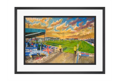 The Showgrounds Stadium Fine Art Print - Coleraine FC